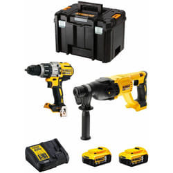 Dewalt - Kit DWK222 (DCD996 + DCH133 + 2 x 5,0 Ah + DCB115 + tstak vi)