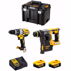 DeWALT Kit DWK223 Trapano a Percussione DeWALT DCD996 - Trapano a Percussione ad alta potenza grazie alla sua forte frequenza ...