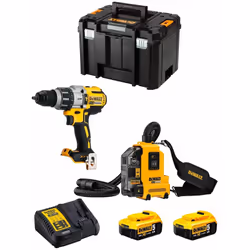 DeWALT Kit DWK225 Trapano a Percussione DeWALT DCD996 - Trapano a Percussione ad alta potenza grazie alla sua forte frequenza ...