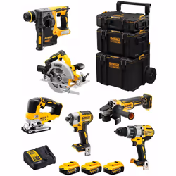 DeWALT Kit DWK601 Trapano a Percussione DeWALT DCD996 - Trapano a Percussione ad alta potenza grazie alla sua forte frequenza ...