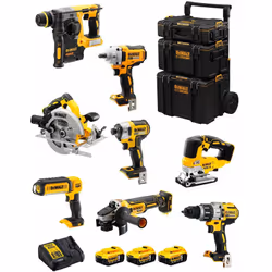 DeWALT Kit DWK801 Trapano a Percussione DeWALT DCD996 - Trapano a Percussione ad alta potenza grazie alla sua forte frequenza ...