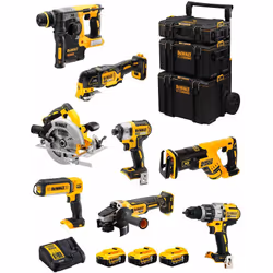 DeWALT Kit DWK803 Trapano a Percussione DeWALT DCD996 - Trapano a Percussione ad alta potenza grazie alla sua forte frequenza ...