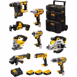 DeWALT Kit DWK900 Trapano a Percussione DeWALT DCD796 - Motore con tecnologia brushless per un'eccellente efficienza - Il des ...
