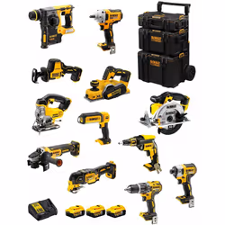 DeWALT Kit DWK1200 Trapano a Percussione DeWALT DCD796 - Motore con tecnologia brushless per un'eccellente efficienza - Il de ...