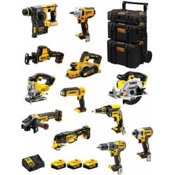 DeWALT Kit DWK1200 (DCD796+DCH273+DCG405+DCF887+DCF894+DCS331+DCS391+ DCS355+DCP580+DCS369+DCL050+DCF620+3x5,0Ah+DCB115+Caddy)