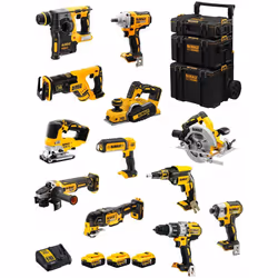 DeWALT Kit DWK1201 Trapano a Percussione DeWALT DCD996 - Trapano a Percussione ad alta potenza grazie alla sua forte frequenz ...