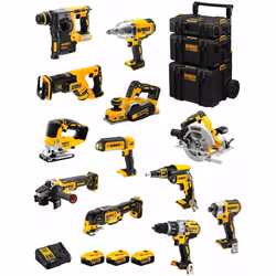 DeWALT Kit DWK1203 Trapano a Percussione DeWALT DCD996 - Trapano a Percussione ad alta potenza grazie alla sua forte frequenz ...