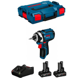 Bosch - Avvitatore a massa battente gdr 12V-105 (2 x 6,0 Ah + GAL12V-40 + L-Boxx 102)