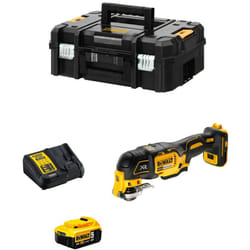 Dewalt - Utensile Multifunzione DCS355P1T (1 x 5,0 Ah + DCB115 + tstak ii)