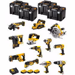 DeWALT Kit DWK1203T Trapano a Percussione DeWALT DCD996 - Trapano a Percussione ad alta potenza grazie alla sua forte frequen ...