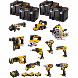 DeWALT Kit DWK1201T Trapano a Percussione DeWALT DCD996 - Trapano a Percussione ad alta potenza grazie alla sua forte frequen ...