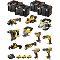 Kit DWK1100T (DCD796+DCH273+DCG405+DCF887+DCF894+DCS331+DCS391+ DCS355+DCP580+DCS369+DCL050+ 3x5,0Ah + DCB115+4xTSTAK vi) - Dewalt