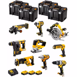 DeWALT Kit DWK901T Trapano a Percussione DeWALT DCD996 - Trapano a Percussione ad alta potenza grazie alla sua forte frequenz ...