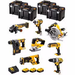 DeWALT Kit DWK805T Trapano a Percussione DeWALT DCD996 - Trapano a Percussione ad alta potenza grazie alla sua forte frequenz ...