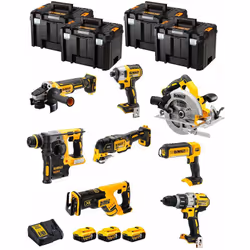 DeWALT Kit DWK803T Trapano a Percussione DeWALT DCD996 - Trapano a Percussione ad alta potenza grazie alla sua forte frequenz ...