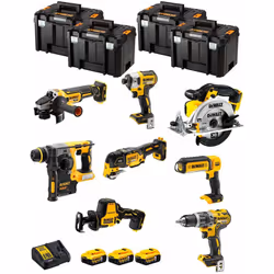 DeWALT Kit DWK802T Trapano a Percussione DeWALT DCD796 - Motore con tecnologia brushless per un'eccellente efficienza - Il de ...