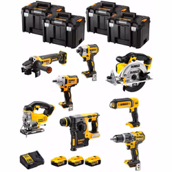 DeWALT Kit DWK800T Trapano a Percussione DeWALT DCD796 - Motore con tecnologia brushless per un'eccellente efficienza - Il de ...