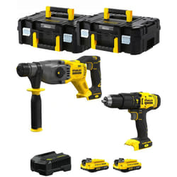 Stanley - FatMax Kit SVK200 (SFMCH900 + SFMCD711 + 2 x 2,0 Ah + Caricabatteria + 2 x tstak ii)