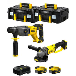 STANLEY FatMax Kit SVK203 (SFMCH900 + SFMCG400 + 2 x 4,0 Ah + Caricabatteria + 2 x TSTAK II)
