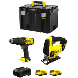 Stanley - FatMax Kit SVK204 (SFMCD711 + SFMCS600 + 2 x 2,0 Ah + Caricabatteria + tstak vi)