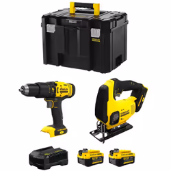 STANLEY FatMax Kit SVK205 Trapano a Percussione STANLEY FatMax SFMCD711 - Potente motore a 2 velocità che fornisce maggiore p ...
