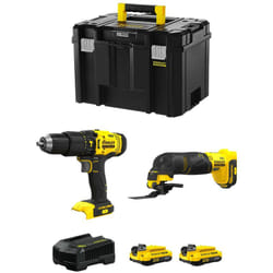 Stanley - FatMax Kit SVK206 (SFMCD711 + SFMCE500 + 2 x 2,0 Ah + Caricabatteria + tstak vi)