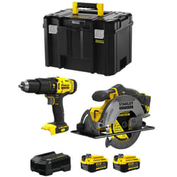 Stanley - FatMax Kit SVK211 (SFMCD711 + SFMCS500 + 2 x 4,0 Ah + Caricabatteria + tstak vi)