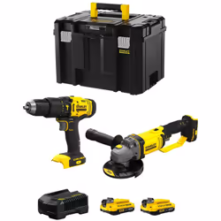 STANLEY FatMax Kit SVK212 Trapano a Percussione STANLEY FatMax SFMCD711 - Potente motore a 2 velocità che fornisce maggiore p ...