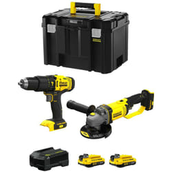 Stanley - FatMax Kit SVK212 (SFMCD711 + SFMCG400 + 2 x 2,0 Ah + Caricabatteria + tstak vi)