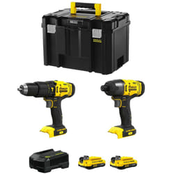 Stanley - FatMax Kit SVK214 (SFMCD711 + SFMCF800 + 2 x 2,0 Ah + Caricabatteria + tstak vi)