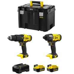 Stanley - FatMax Kit SVK215 (SFMCD711 + SFMCF800 + 2 x 4,0 Ah + Caricabatteria + tstak vi)