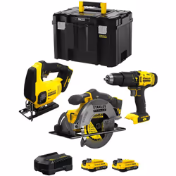 STANLEY FatMax Kit SVK302 Seghetto Alternativo STANLEY FatMax SFMCS600 - Azione a pendolo che fornisce maggiori prestazioni c ...