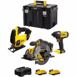 STANLEY FatMax Kit SVK304 Seghetto Alternativo STANLEY FatMax SFMCS600 - Azione a pendolo che fornisce maggiori prestazioni c ...