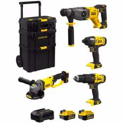 STANLEY FatMax Kit SVK401 Tassellatore STANLEY FatMax SFMCH900 - Potente motore brushless che fornisce più potenza e autonomi ...