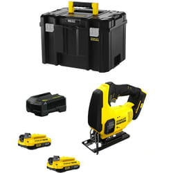 Stanley - Seghetto Alternativo FatMax SFMCS600D2T (2 x 2,0 Ah + Caricabatteria + tstak vi)