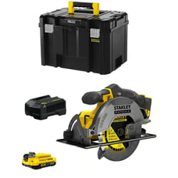 Stanley - Sega Circolare FatMax SFMCS500D1T (1 x 2,0 Ah + Caricabatteria + tstak vi)
