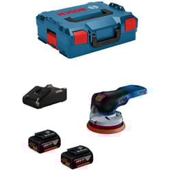 Levigatrice Roto-orbitale BOSCH GEX 18V-125 (2 x 5,0 Ah + GAL18V-40 + L-Boxx 136)