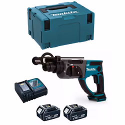 Tassellatore MAKITA DHR202 - 3 modalità di lavoro : foratura, perforazione e cesellato - Limitatore di coppia - frizione di s ...