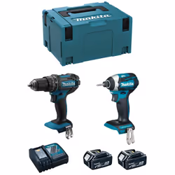 MAKITA Kit MK219RTJ Trapano a Percussione MAKITA DHP482 - Nuovo Trapano a Percussione più compatto del modello precedente (BH ...