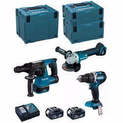 MAKITA Kit MK311RTJ Tassellatore MAKITA DHR243 - Motore brushless BL : l'energia prodotta dal motore è più efficiente, aument ...