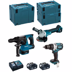 MAKITA Kit MK312RTJ Tassellatore MAKITA DHR243 - Motore brushless BL : l'energia prodotta dal motore è più efficiente, aument ...