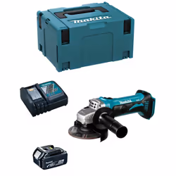 Mini-Smerigliatrice MAKITA DGA452 - Mini-Smerigliatrice potente e compatta con elevata efficienza di carica - Corpo motore an ...