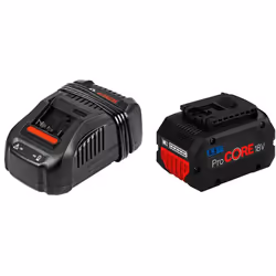Power Set BOSCH (1 x 5,5 Ah ProCORE + GAL1880CV) Batteria BOSCH GBA 18V 5,5 Ah ProCORE - 87% più potente rispetto a una batte ...