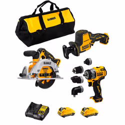 DeWALT Kit D12K302 Sega Circolare DeWALT DCS512 - Motore brushless per maggiore autonomia, maggiori prestazioni e durata - Le ...