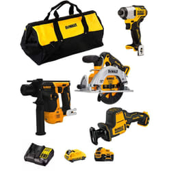 Dewalt - Kit D12K402 (DCS512 + DCS312 + DCF801 + DCH072 + 1 x 3,0 Ah + 1 x 5,0 Ah + DCB107 + Borsa)