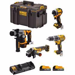 DeWALT Kit DWK404PS Tassellatore DeWALT DCH172 - Il motore XR 18V con tecnologia brushless offre maggiore autonomia e durata ...