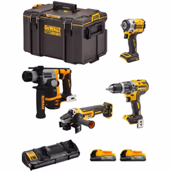 DeWALT Kit DWK405PS Tassellatore DeWALT DCH172 - Il motore XR 18V con tecnologia brushless offre maggiore autonomia e durata ...
