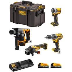 Dewalt - Kit DWK405PS (DCH172 + DCF921 + DCD796 + DCG405 + 2 x 1,7 Ah + DCB132 + DS400)