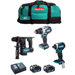 Makita - Kit MK308 (DHP486 + DTD154 + DHR171 + 2 x 5,0 Ah + DC18RC + LXT600)