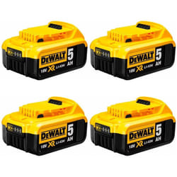 Dewalt - Pack da 4 batterie DCB184P4 (18V - 5,0 Ah)